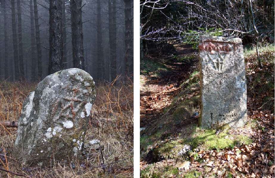 Sentier des bornes médiévales
